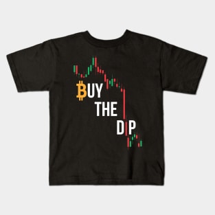 Bitcoin Buy the Dip BTFD Kids T-Shirt